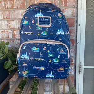 Loungefly mini backpack Disneyland 65 anniversary design